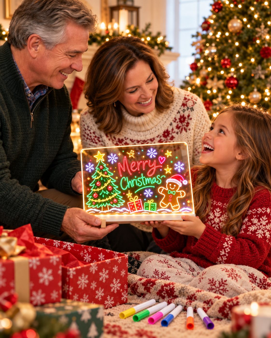 MerrySketch™ Magic Glow Drawing Board