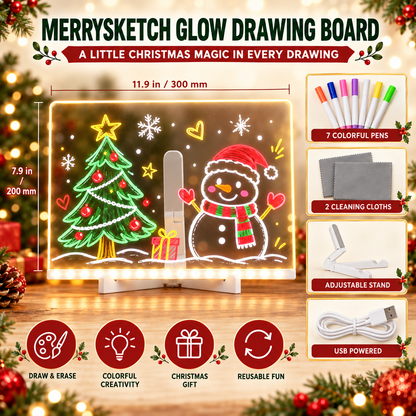 MerrySketch™ Magic Glow Drawing Board