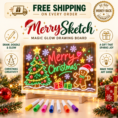 MerrySketch™ Magic Glow Drawing Board
